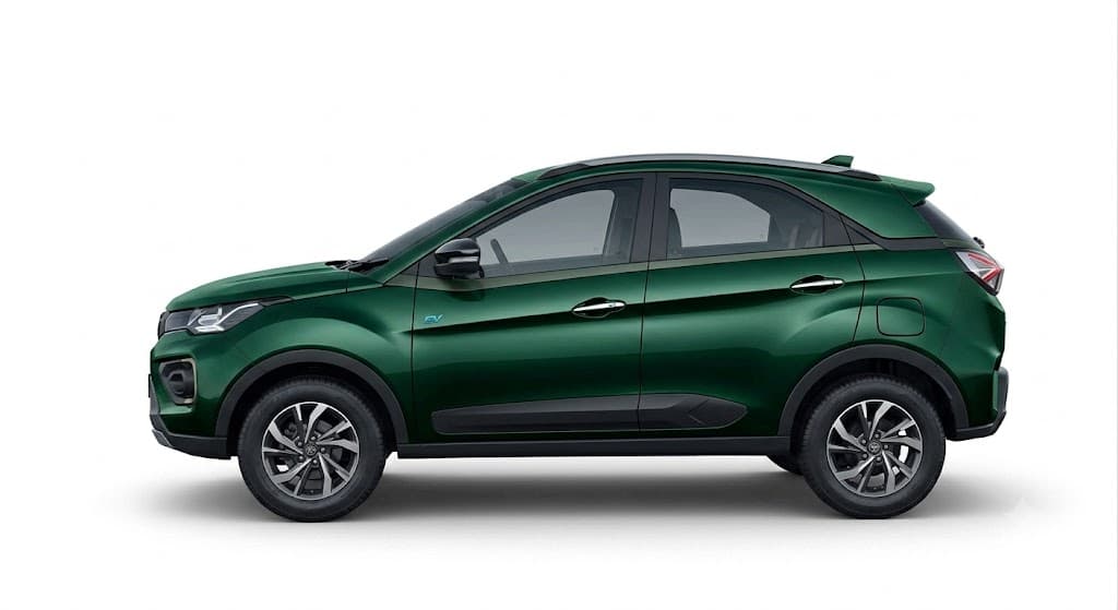 Tata Nexon EV parked on a Bengaluru street, real fleet vehicle